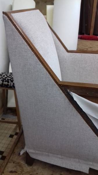 Rénovation superbe fauteuil contemporain