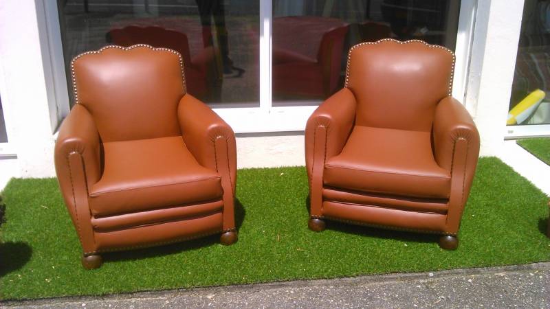 Rénovation des anciens fauteuils Club