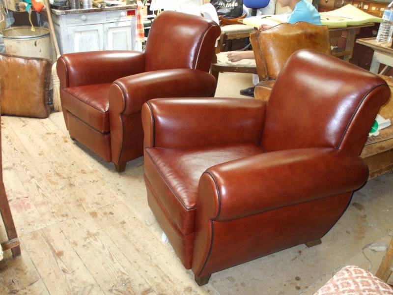 Rénovation des anciens fauteuils Club