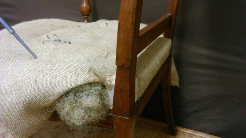 Garniture traditionnelle en crin animal Bordeaux prés de Coutras