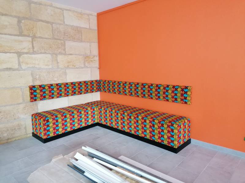 Création du mobilier pour une brasserie