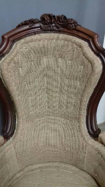 Réfection d'une bergère Napoléon III Bordeaux Chartrons proche Triangle d'Or