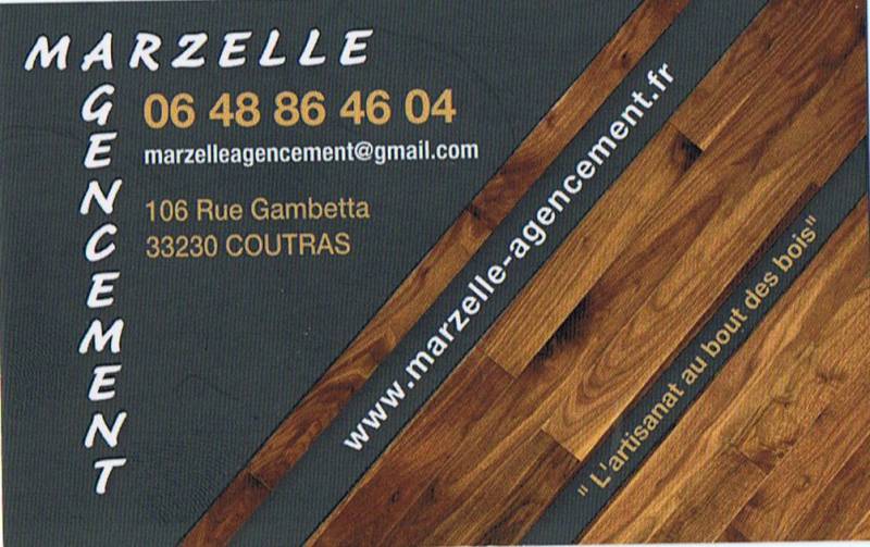 Menuisier - Agenceur Coutras Marzelle Agencement